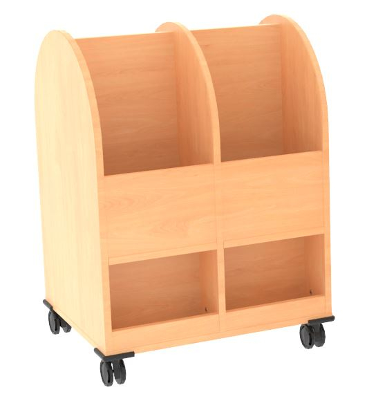 Bcherwagen, 2-reihig H-Line