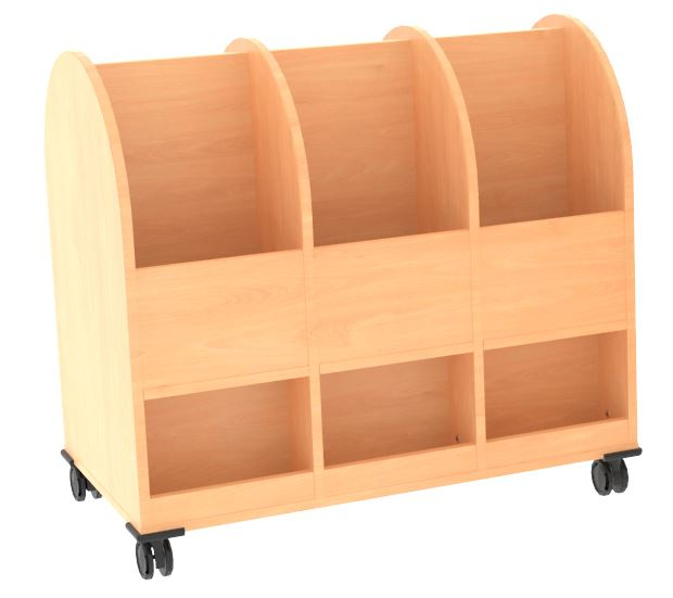 Bcherwagen, 3-reihig H-Line