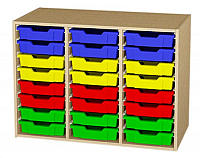 Materialcontainer als Aufsatzschrank H-Line