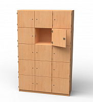 Lehrerfachschrank/ 15 abschliebare Fcher H-Line