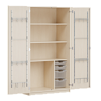 Musikinstrumentenschrank