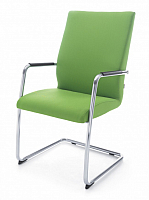 Freischwinger mit hoher Rckenlehne