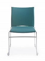 Stuhl mit Sitz- und Rckenpolster