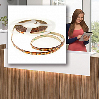 LED Beleuchtung, Empfangstheke