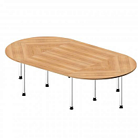 Besprechungstisch Oval / 280 cm breit HB-Line