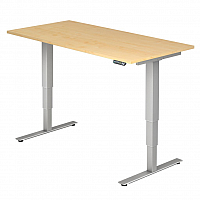 Schreibtisch- hhenverstellbar Rechteckform