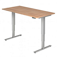 Schreibtisch- hhenverstellbar Rechteckform