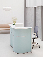 Empfangstheke- wellenfrmig