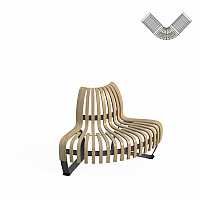 Creative Line mit Rckenlehne konvex 90