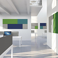 Akustikelement zur Wandmontage