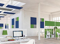 Akustikelement zur Deckenmontage