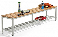 Garderobenbank / Sitzleisten aus lackiertem Buchenholz