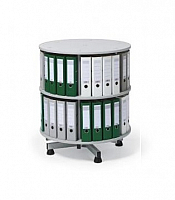 Ordnerdrehsule 2 Etagen / im Ganzen drehbar