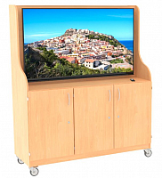 Medienwagen fr Flachbildschirme XXL H-Line