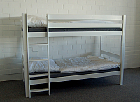 Massivholz Etagenbett DIN 747 - teilbar in 2 Einzelbetten