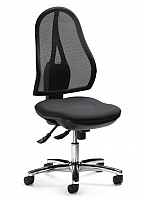 Brostuhl mit Fukreuz verchromt