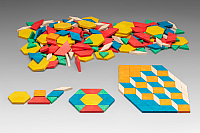 Geometrische Legeplttchen Pattern Blocks (250 Teile)