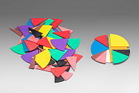 Bruchrechenteile rund  unmagnetisch (71 Teile)