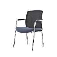 Schulungsstuhl Beni schwarz-grau