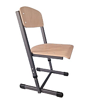 Sch�lerstuhl h�henverstellbar mit HPL Beschichtung