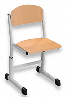 Sch�lerstuhl C-Form h�henverstellbar