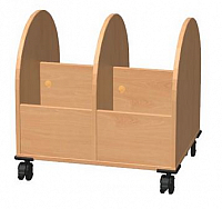 Bcherwagen, 2-reihig H-Line