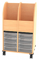 Bcherwagen, 2-reihig H-Line