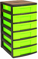 Modulbox   6 flache Kunststoffschbe